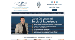 Desktop Screenshot of northshoreplasticsurgeon.com