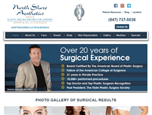 Tablet Screenshot of northshoreplasticsurgeon.com